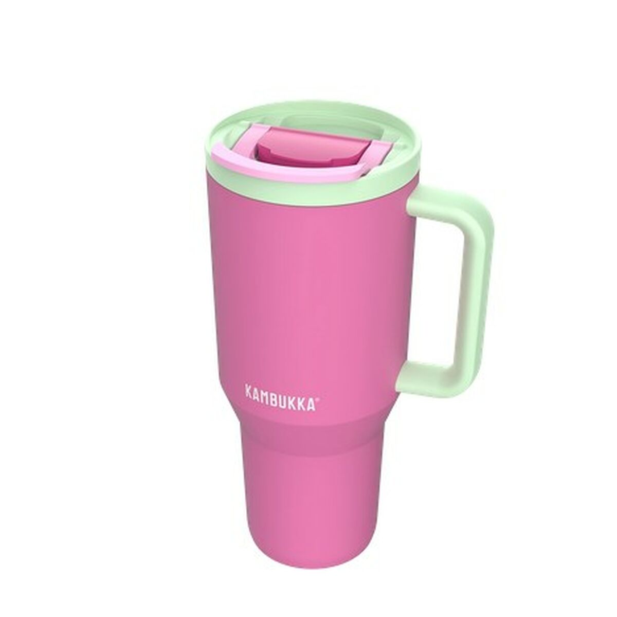 Thermal Cup with Lid Kambukka 11-08004 Green Pink Stainless steel 950 ml, view 2
