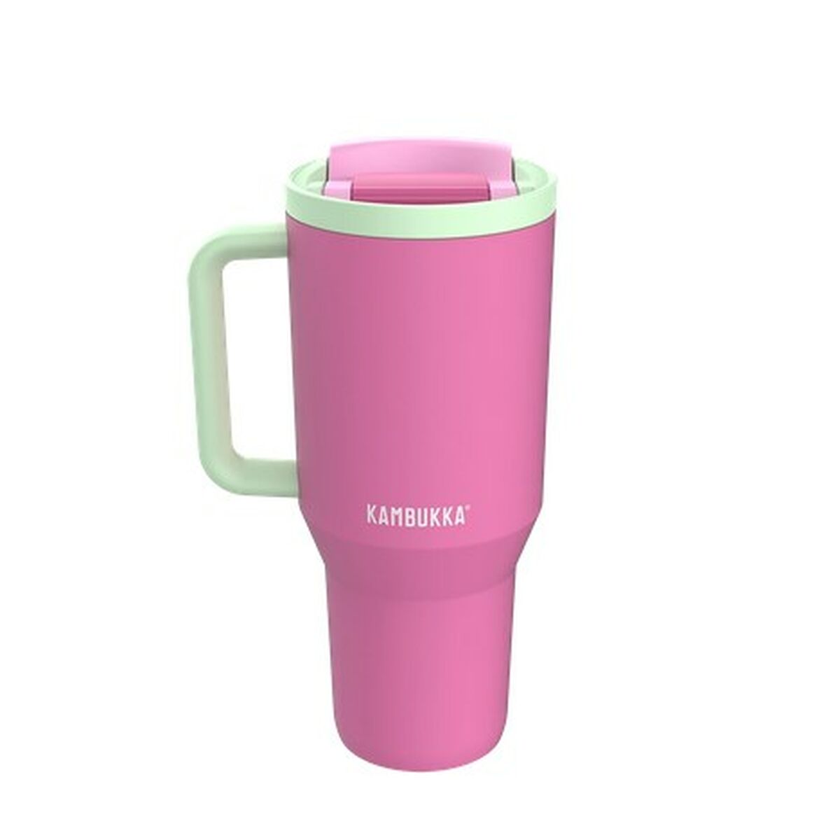 Thermal Cup with Lid Kambukka 11-08004 Green Pink Stainless steel 950 ml, view 4