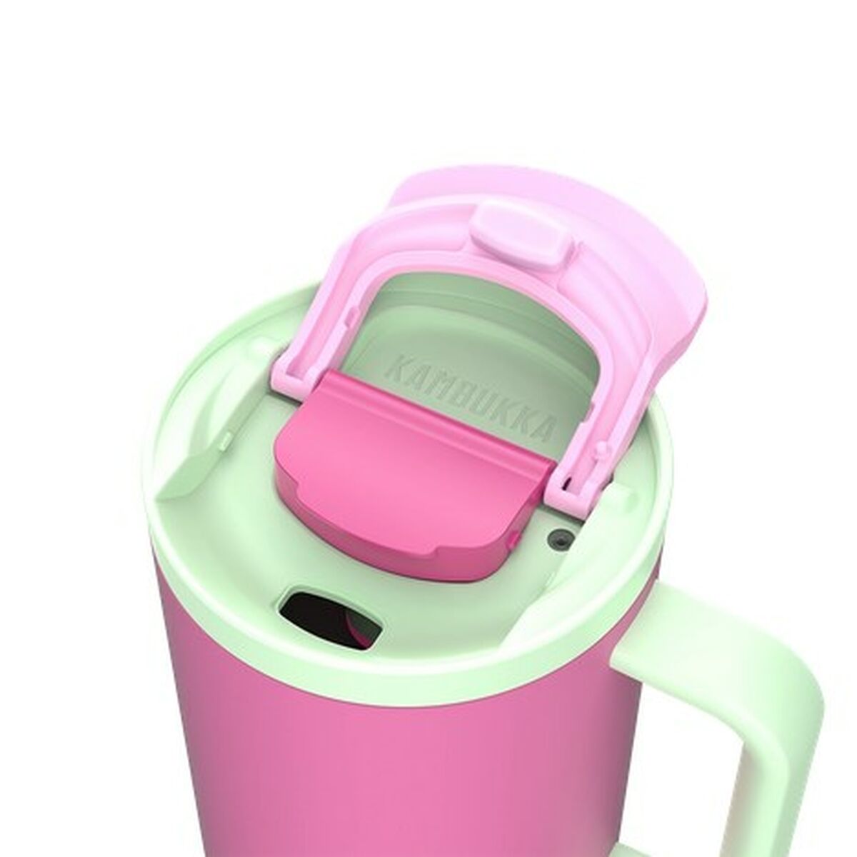 Thermal Cup with Lid Kambukka 11-08004 Green Pink Stainless steel 950 ml, view 6