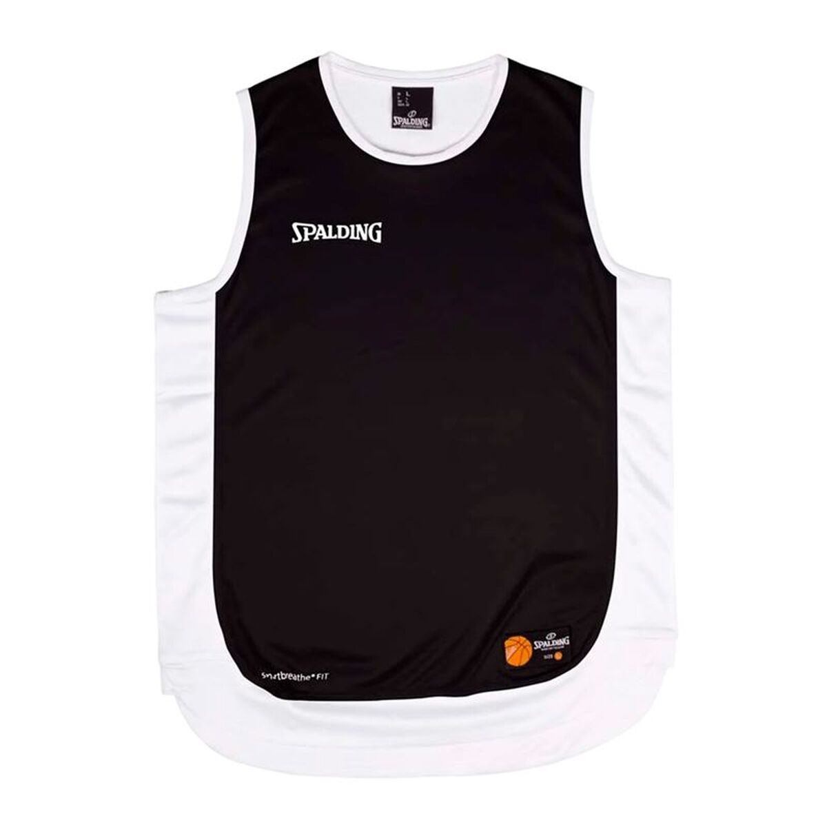 Basketbal T-shirt Spalding Hustle Tank Wit Zwart