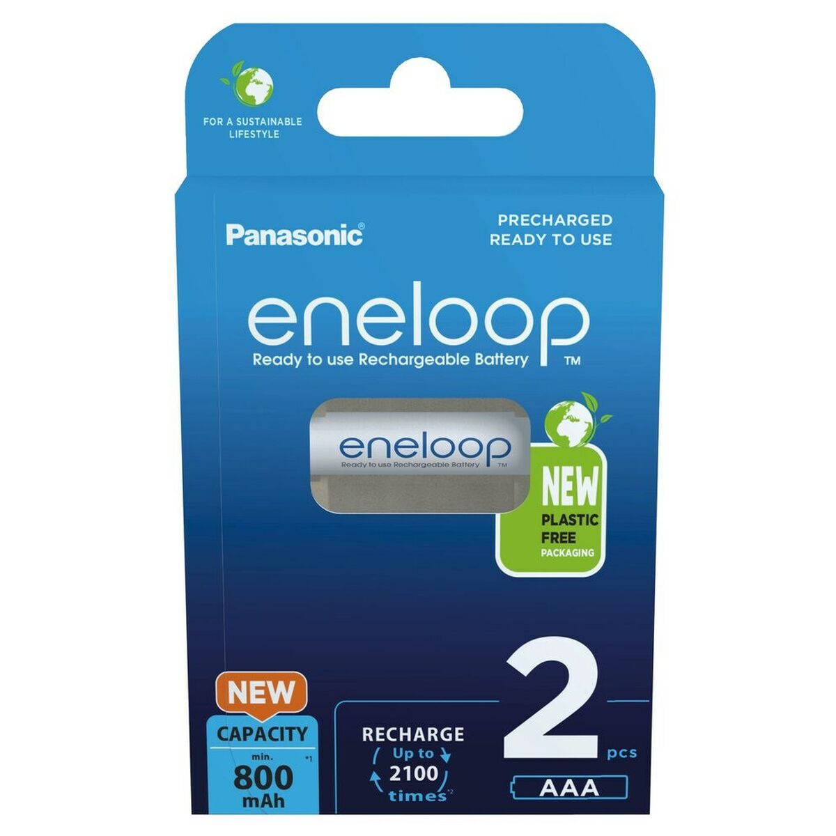 Piles Rechargeables Panasonic BK-4MCDE/2CP