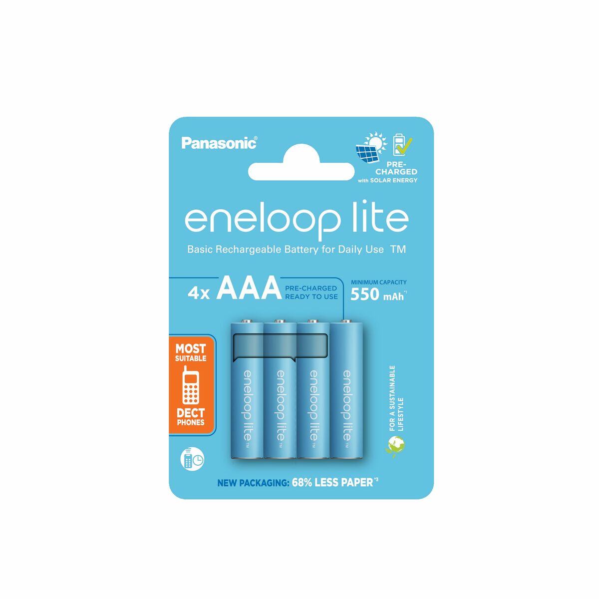 Image secondaire de Piles Rechargeables Panasonic BK-4LCCE/4CP (4 Unités)