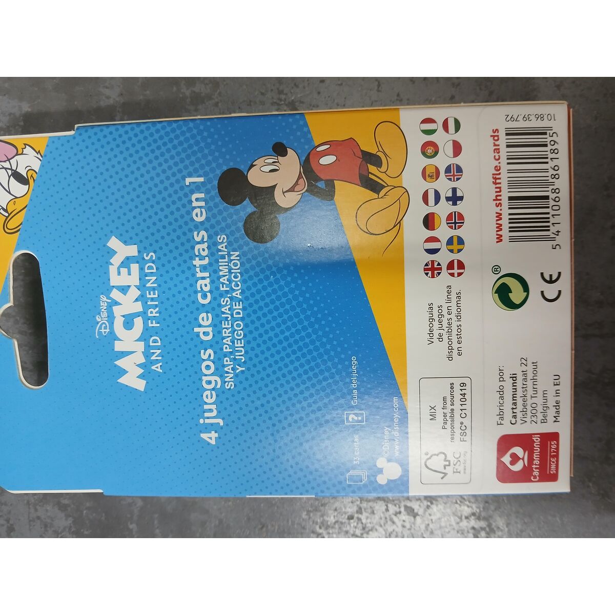 Kaartspellen Fournier Mickey & Friends