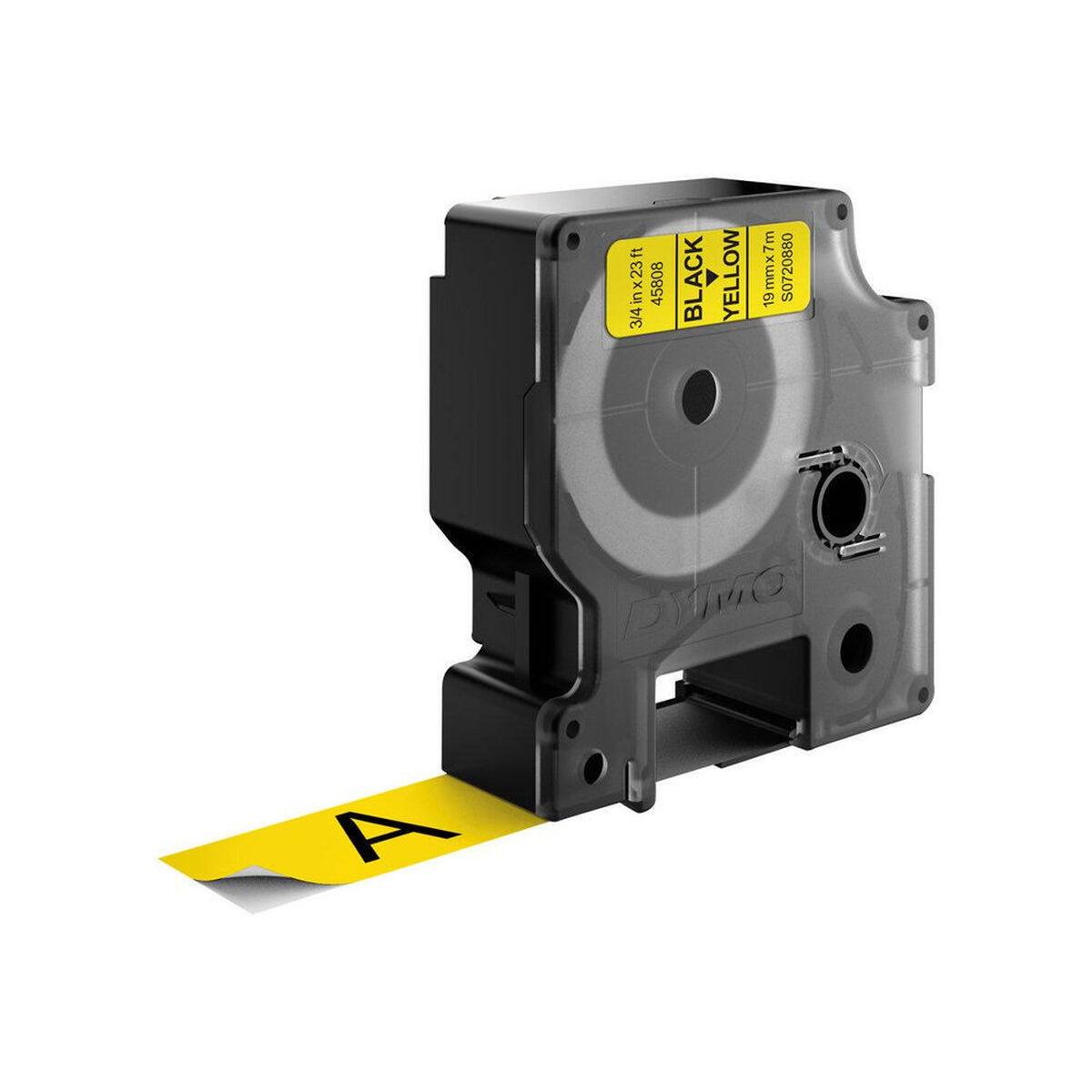 Afbeeldingen van Adhesive labels Dymo S0720880 Black/Yellow 7 m