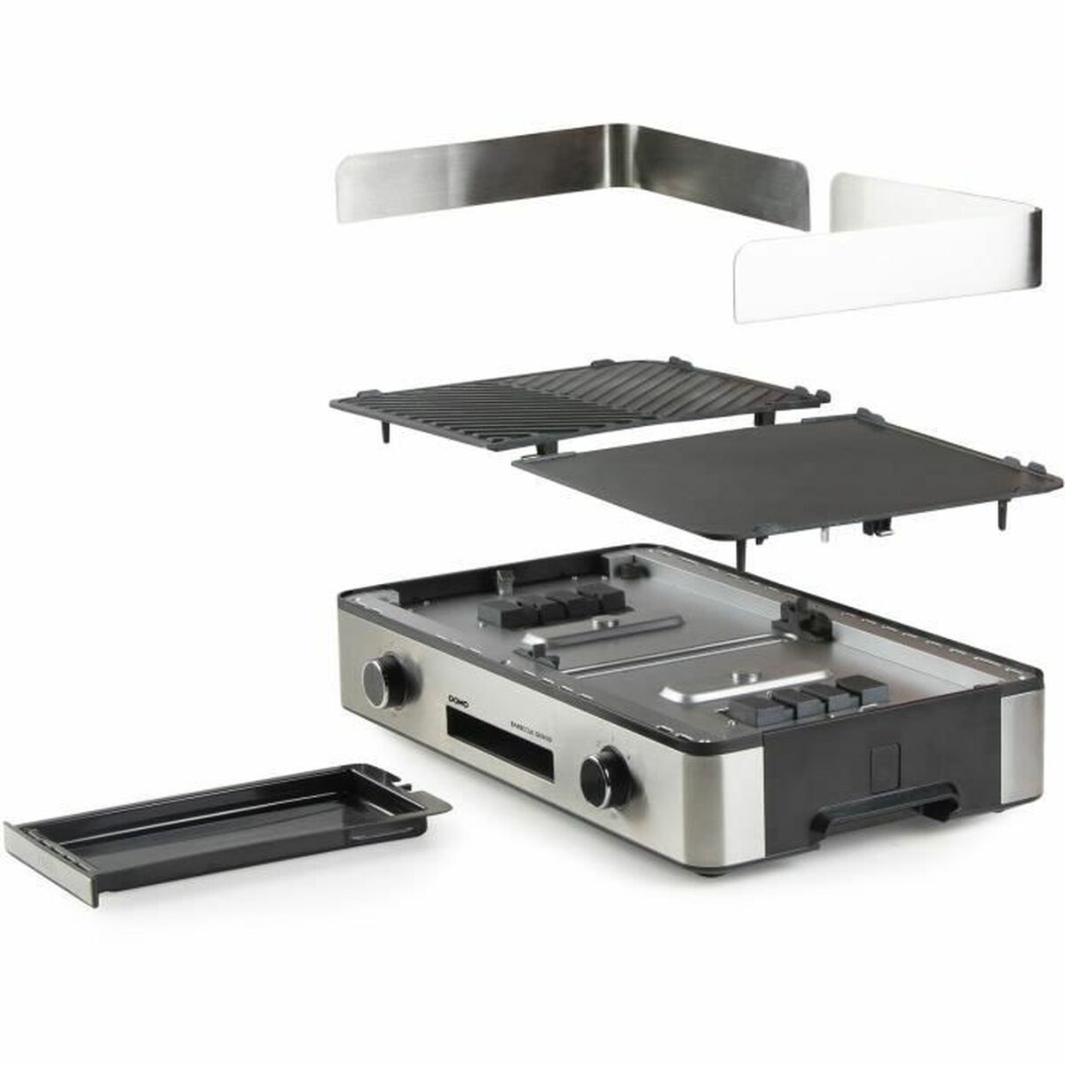 Grill DOMO Zwart 2200 W