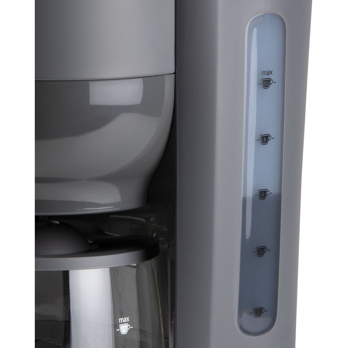 Drip Koffiemachine DOMO DO754K Grijs 900 W 10 Koppar 1,25 L