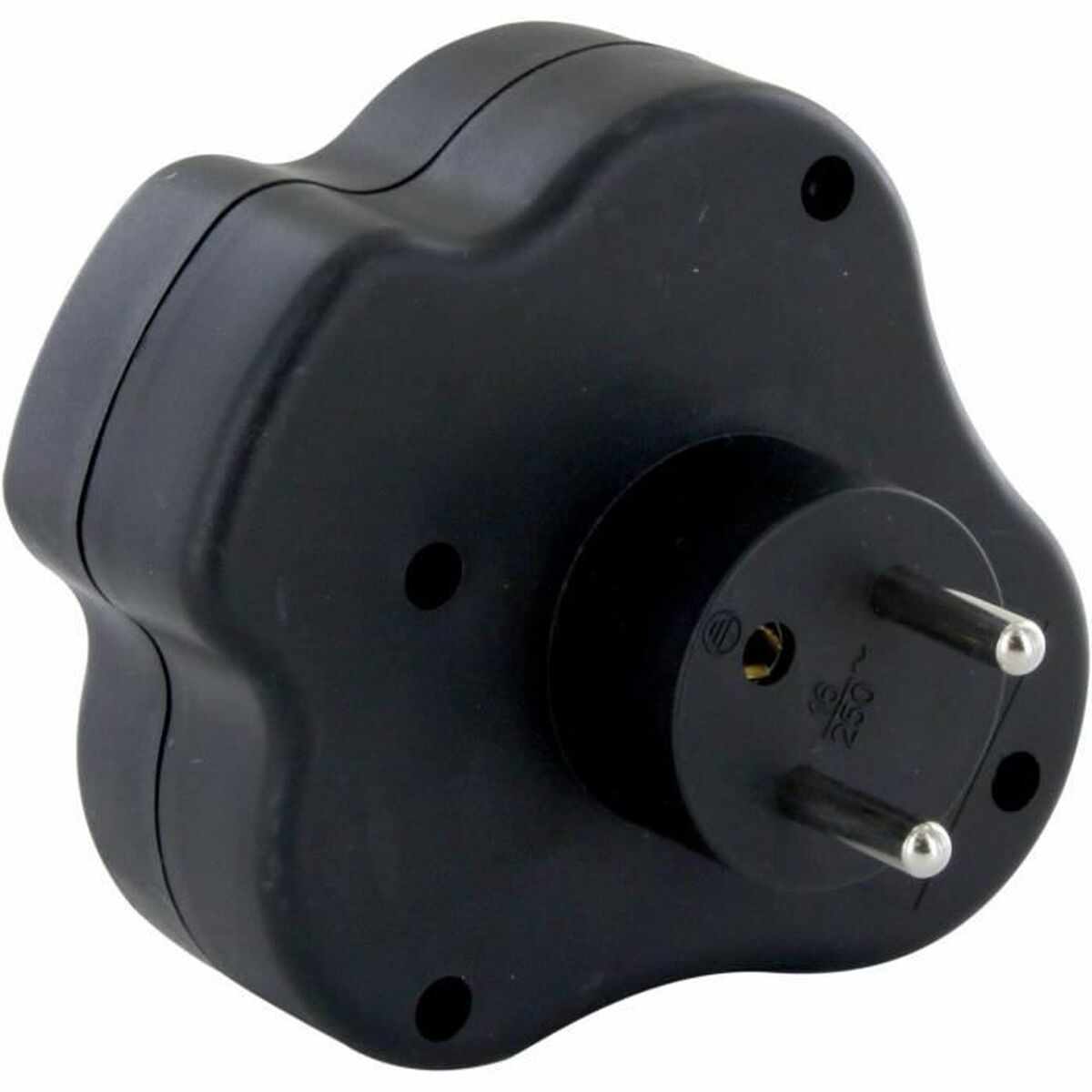 Afbeeldingen van 3-socket plugboard with power switch Chacon Dominó 3x16A