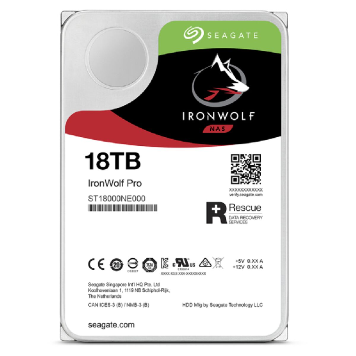 Afbeeldingen van Hard Drive Seagate ST18000NT001 3,5"