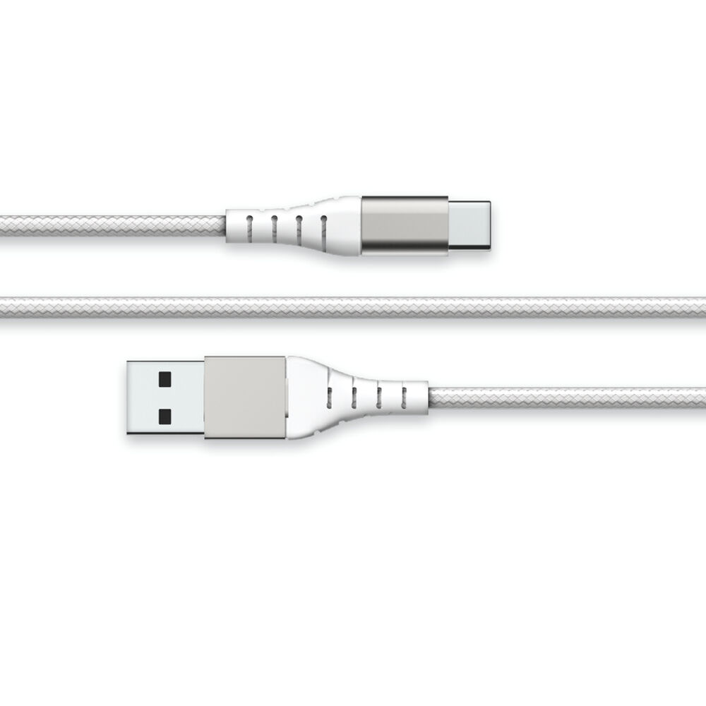 Cable USB A a USB C Big Ben Interactive FPLIAC2MW (2 m) Blanco