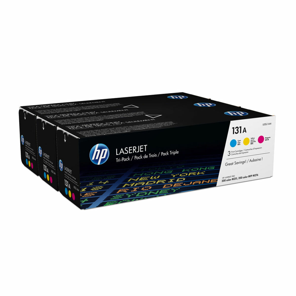 Picture of Toner HP 131A Cyan/Magenta/Yellow Yellow Multicolour Tricolour