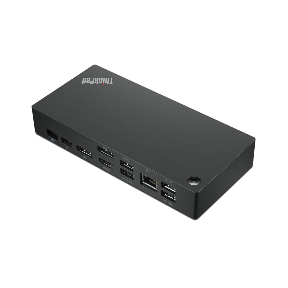 3-Port USB Hub Lenovo 40AY0090EU           Black