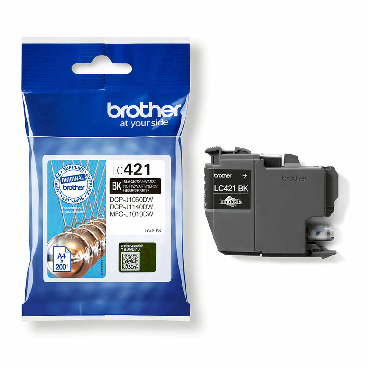 Picture of Original Ink Cartridge Brother LC421BK Black