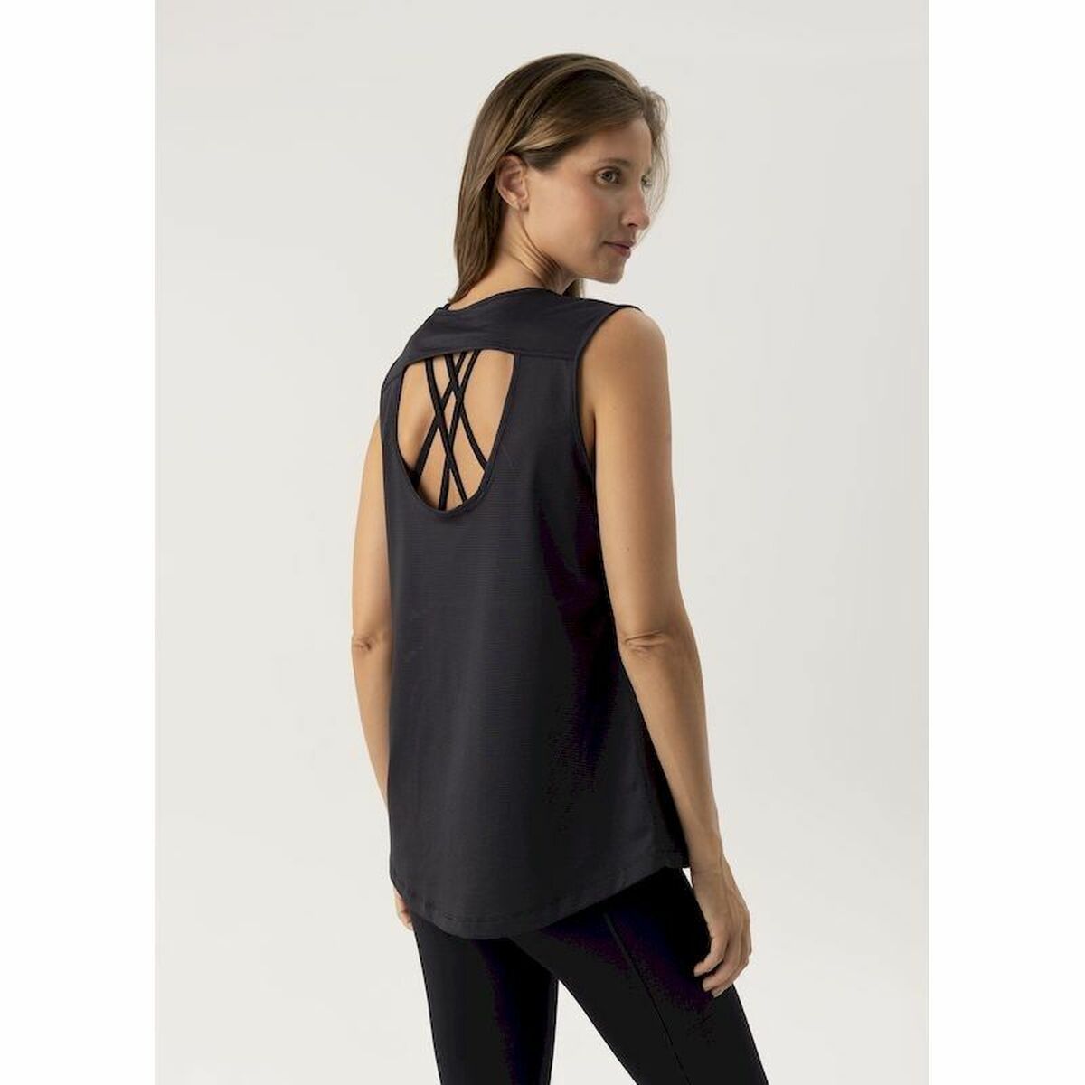 Image secondaire de Maillot de Corps sans Manches pour Femme Ditchil Aria Noir