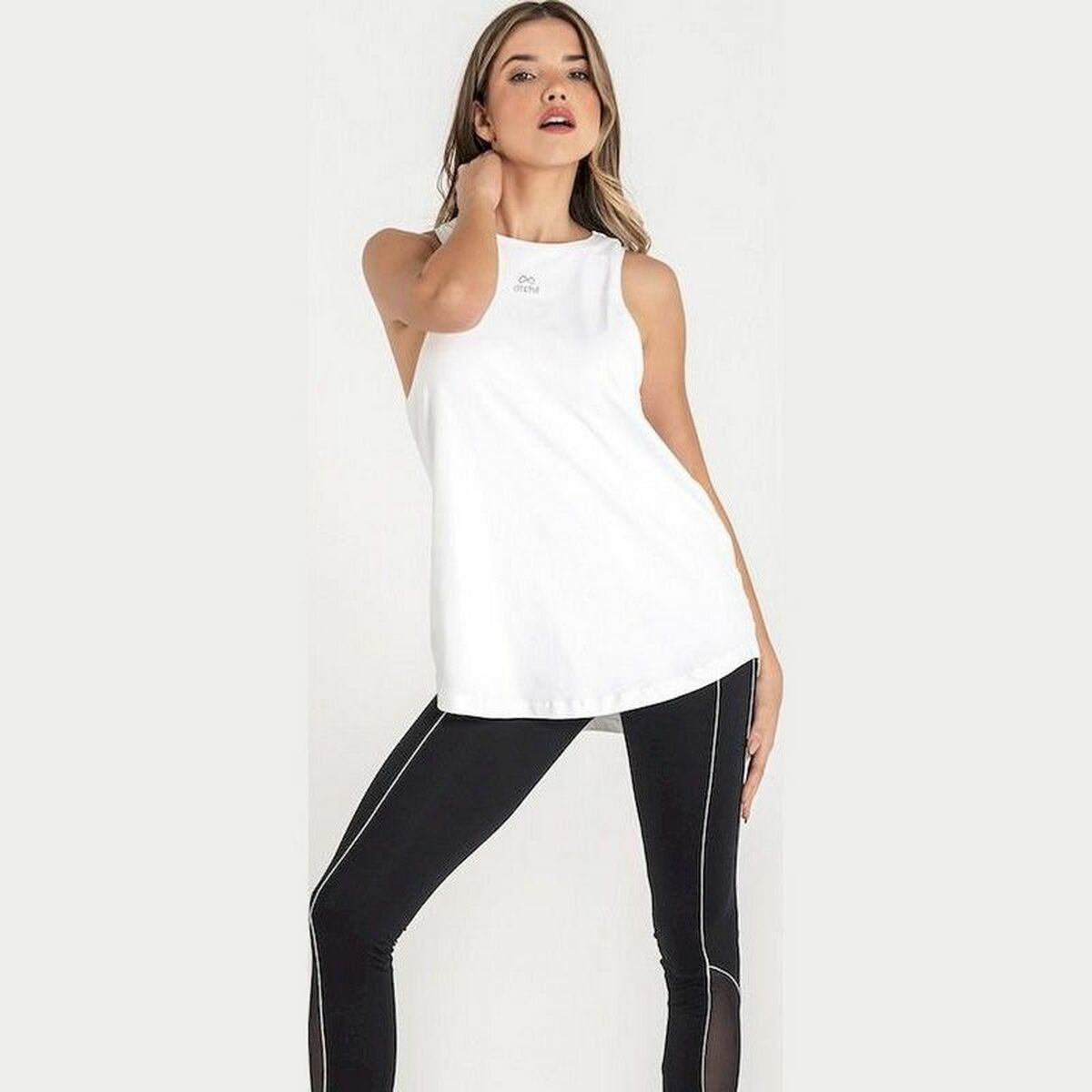 Image secondaire de Maillot de Corps sans Manches pour Femme Ditchil Dictchil Tank Top Energy Mujer Blanc