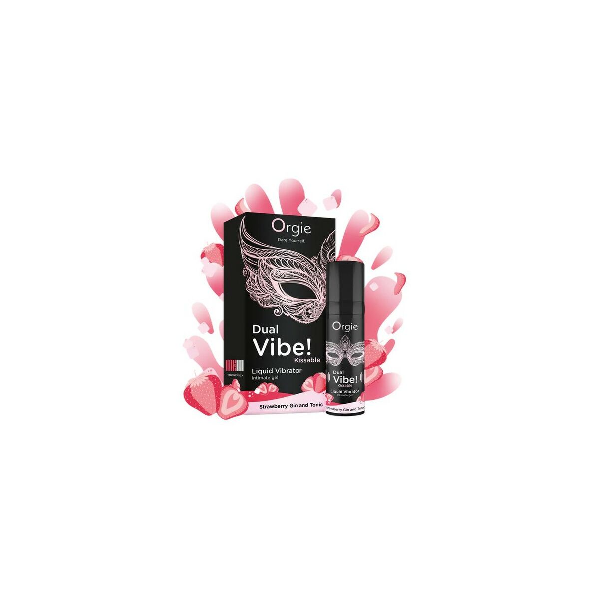 Image secondaire de Lubrifiant Orgie 15 ml Fraise Vibromasseur
