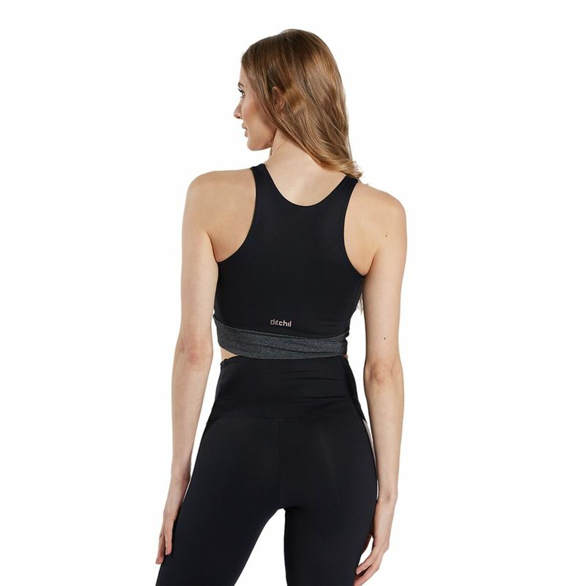 Womens Sports Top Ditchil Black