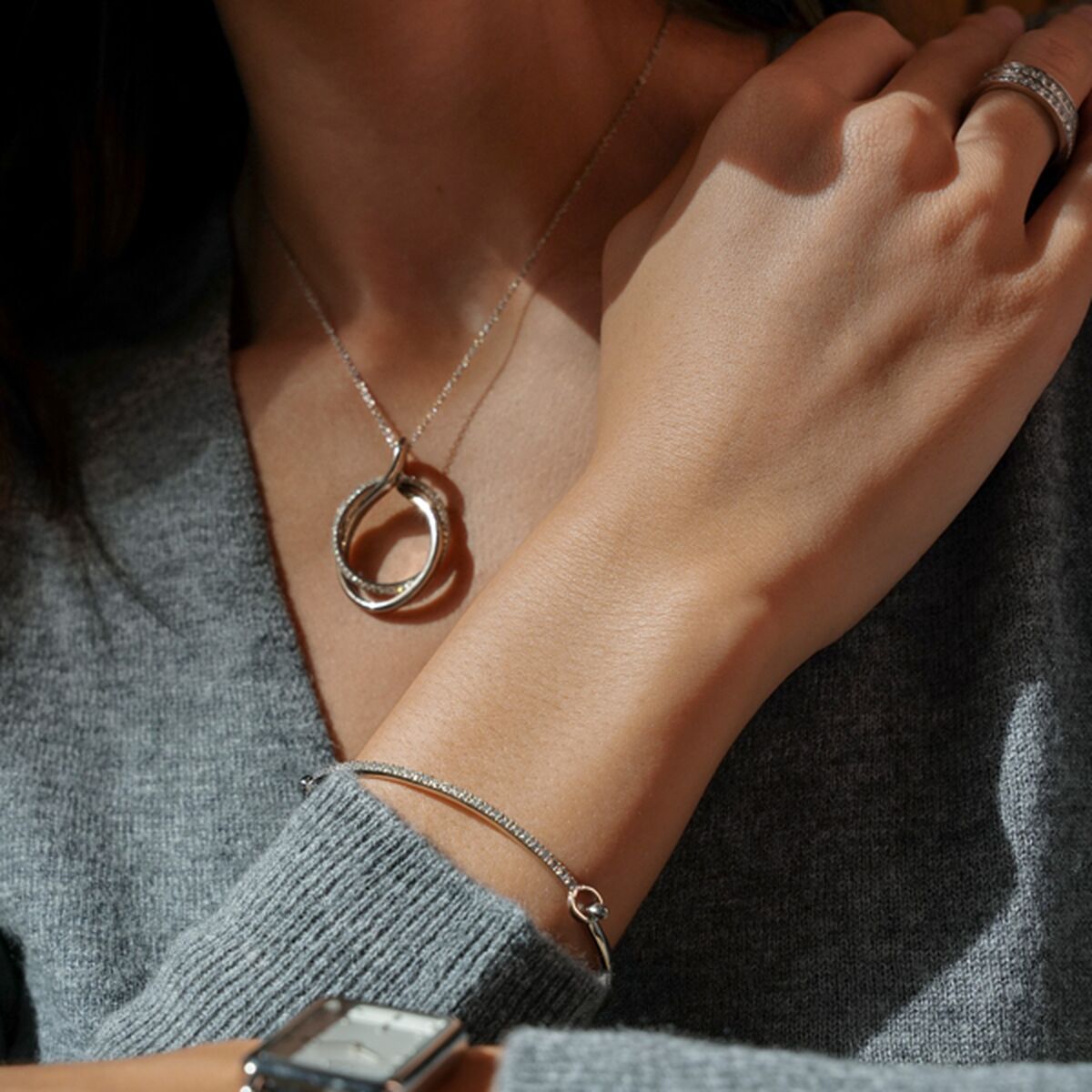 Ketting Dames One Jewels OJSFN01S Zilverkleurig
