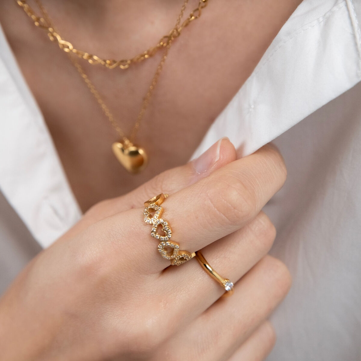 Ring Dames One Jewels OJRR04G-6 Gouden
