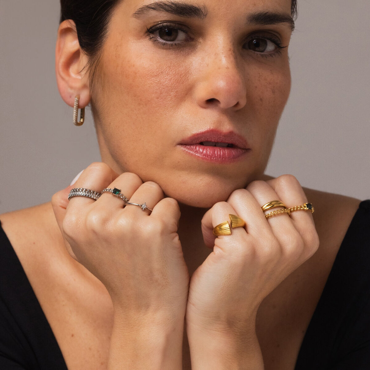 Ring Dames One Jewels OJNYR42G-7 Gouden 7