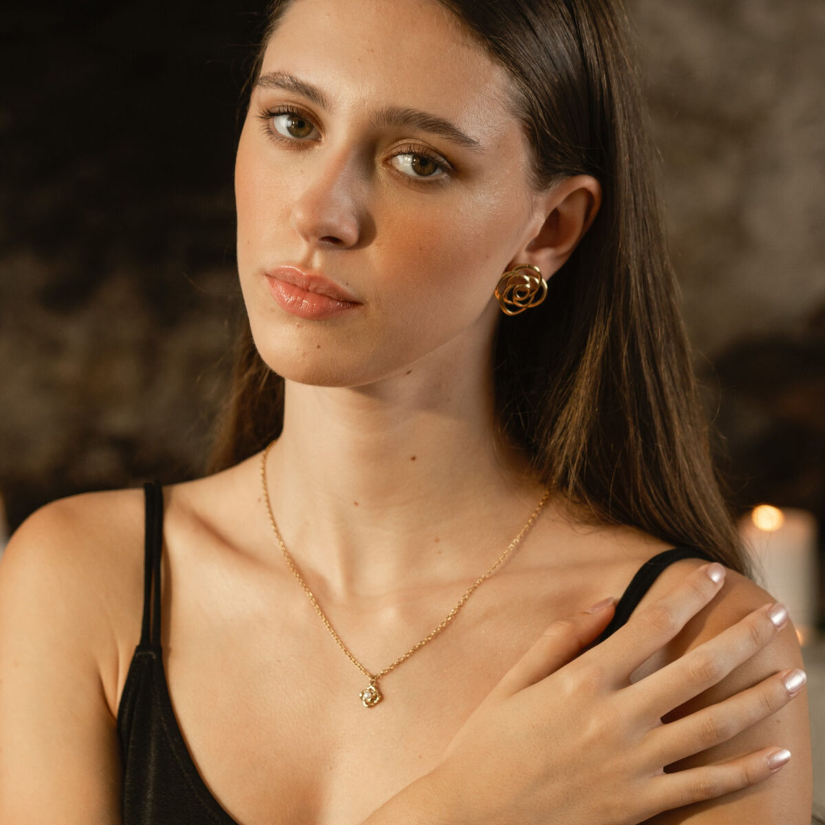 Ketting Dames One Jewels OJRN02D Gouden