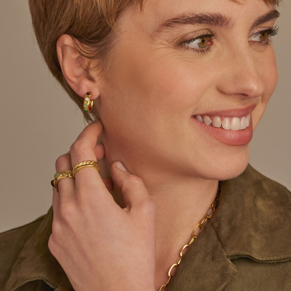 Ring Dames One Jewels OJPR01D-7 Gouden 7