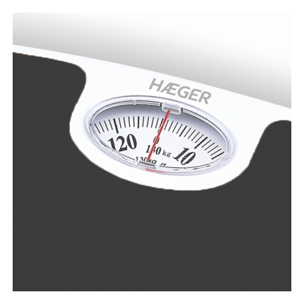 Analogue Scales Haeger Black/White 130 KG