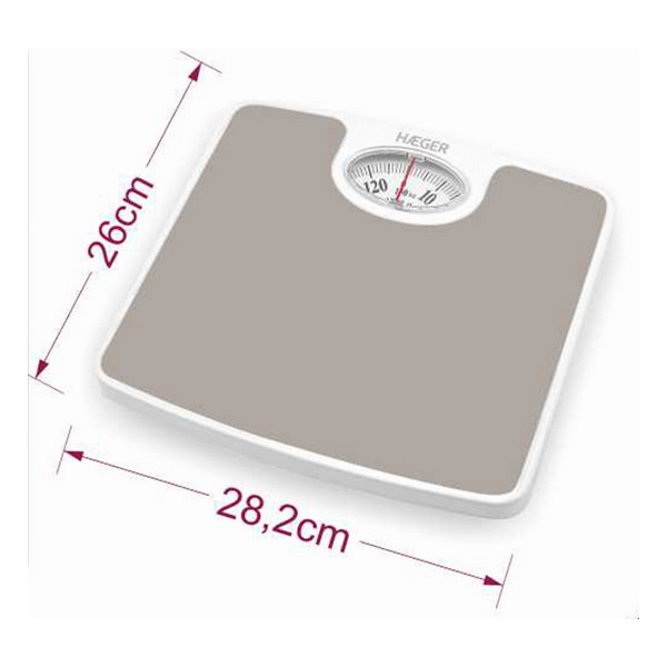 Analogue Scales Haeger Black/White 130 KG