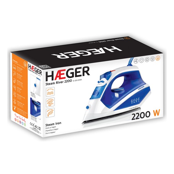 Dampstrykejern Haeger Steam Rider 2200W