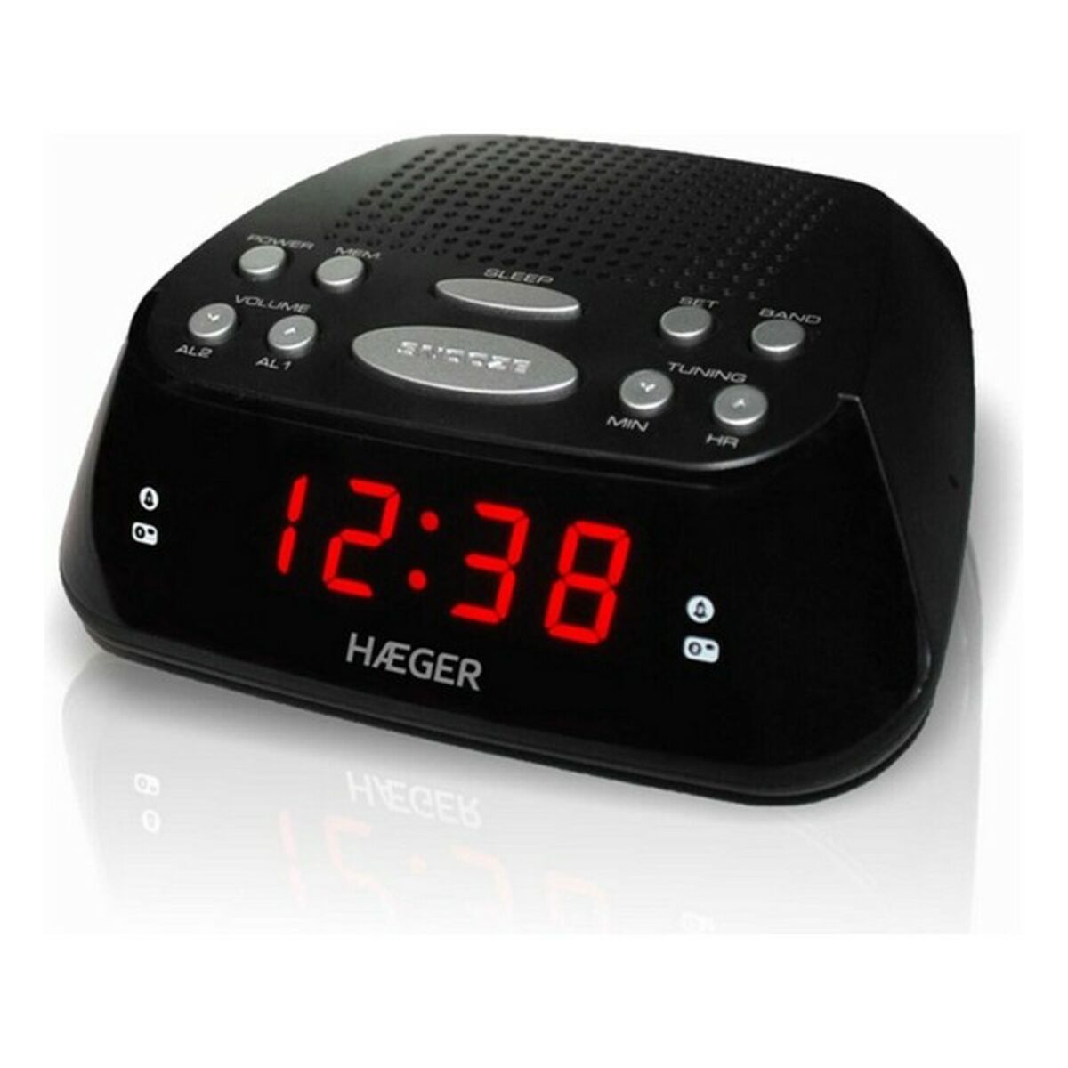 Afbeeldingen van Clock-Radio Haeger RA-06B.005B Black