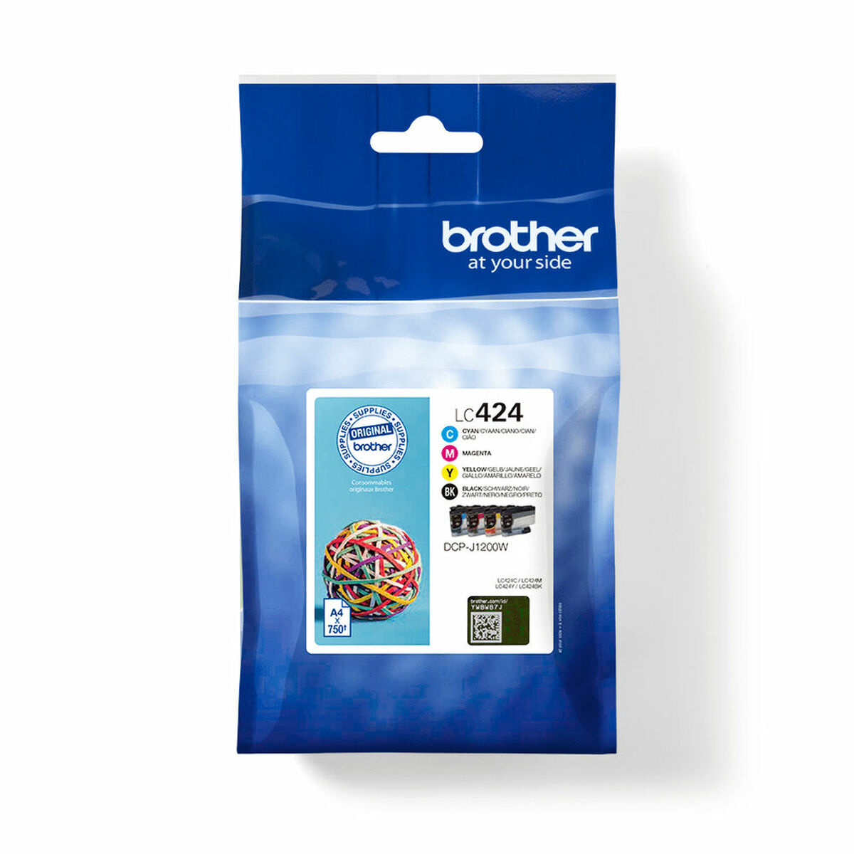 Bild von Original Ink Cartridge Brother LC424VAL Multicolour Black/Cyan/Magenta/Yellow