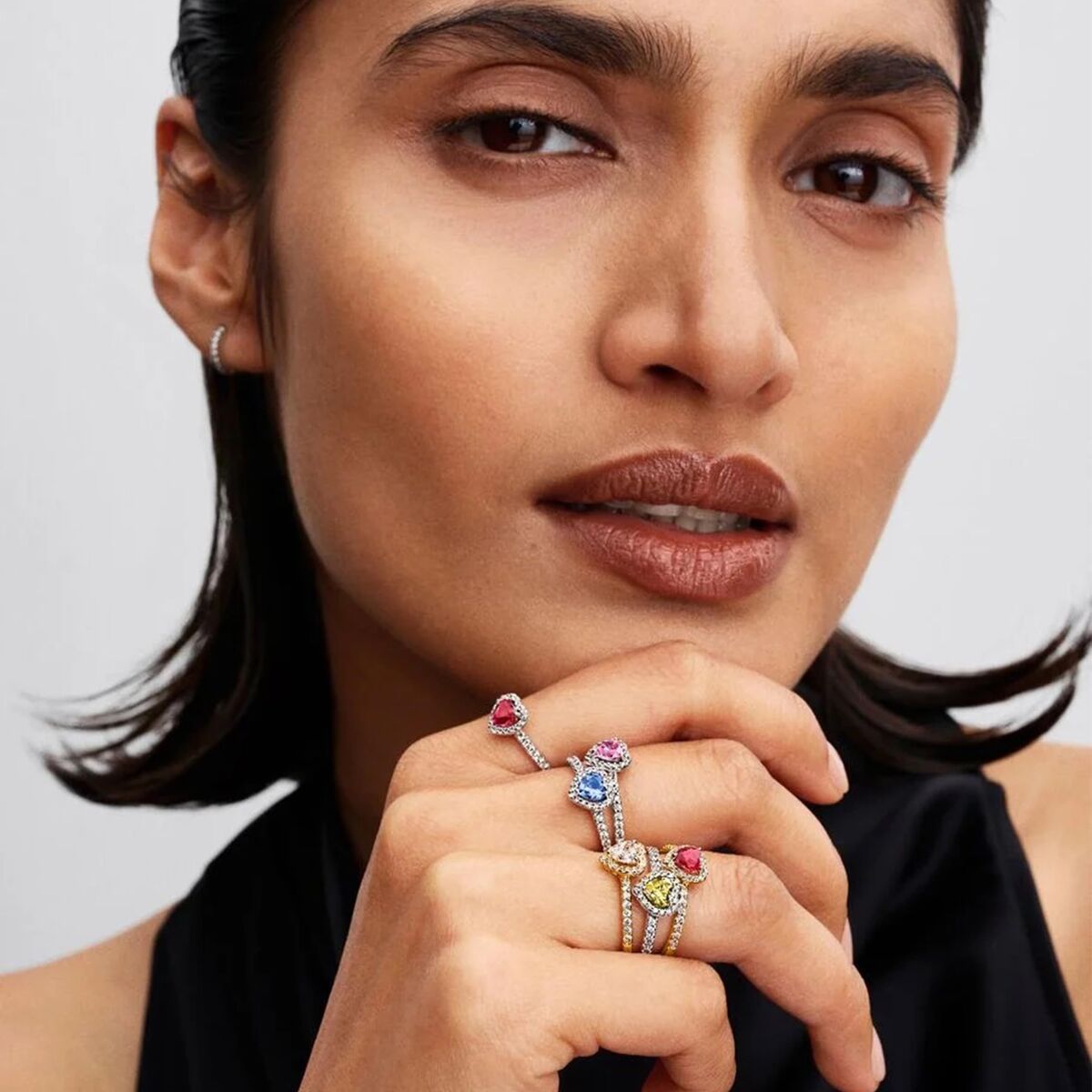 Pierścionek Damski Pandora 198421C05-60 20 Srebrzysty