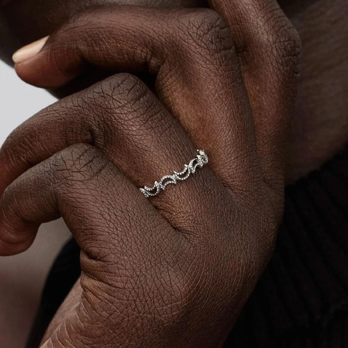 Pierścionek Damski Pandora 194258C00-52 12 Srebrzysty