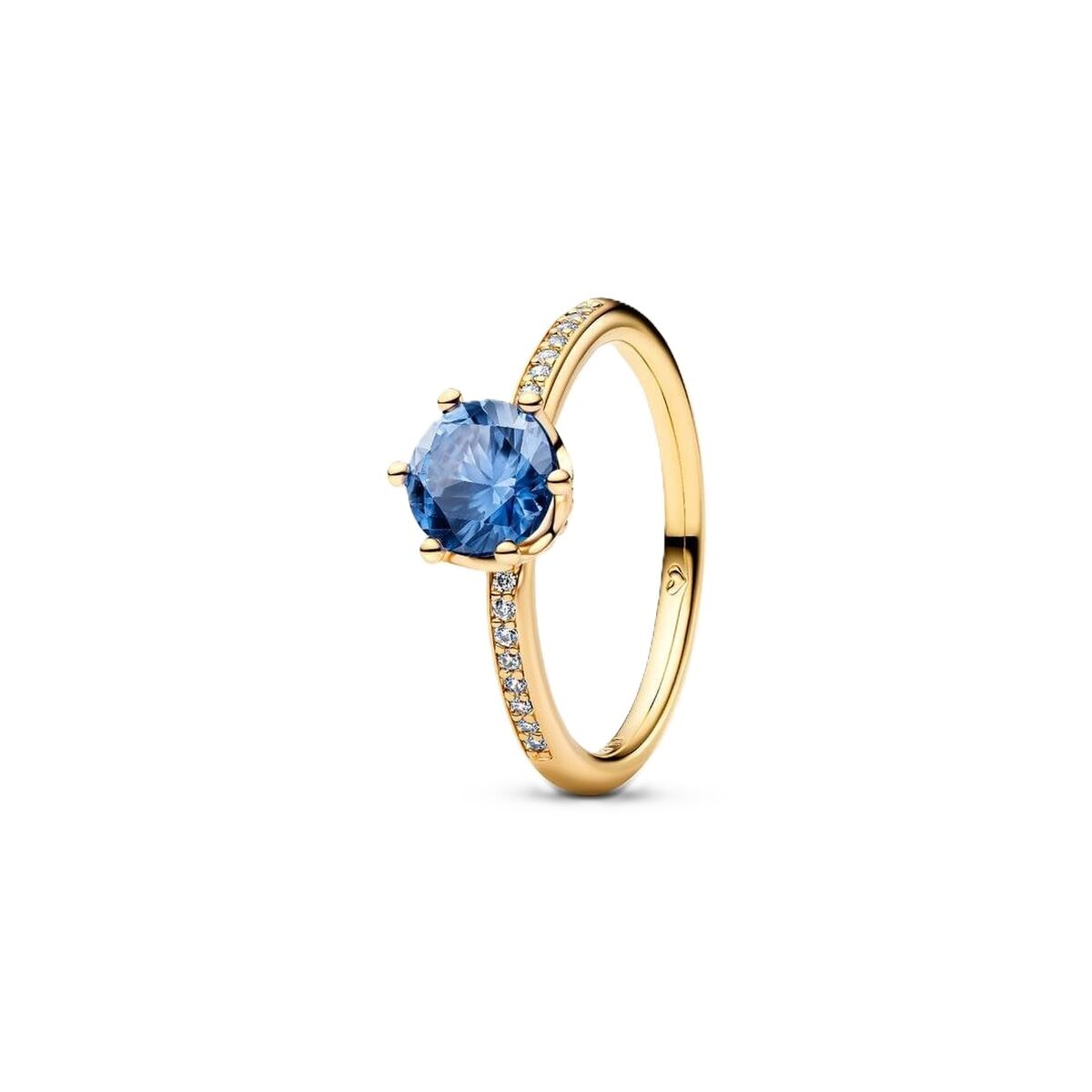 Ring Dames Pandora 168289C02-50 Blauw Gouden