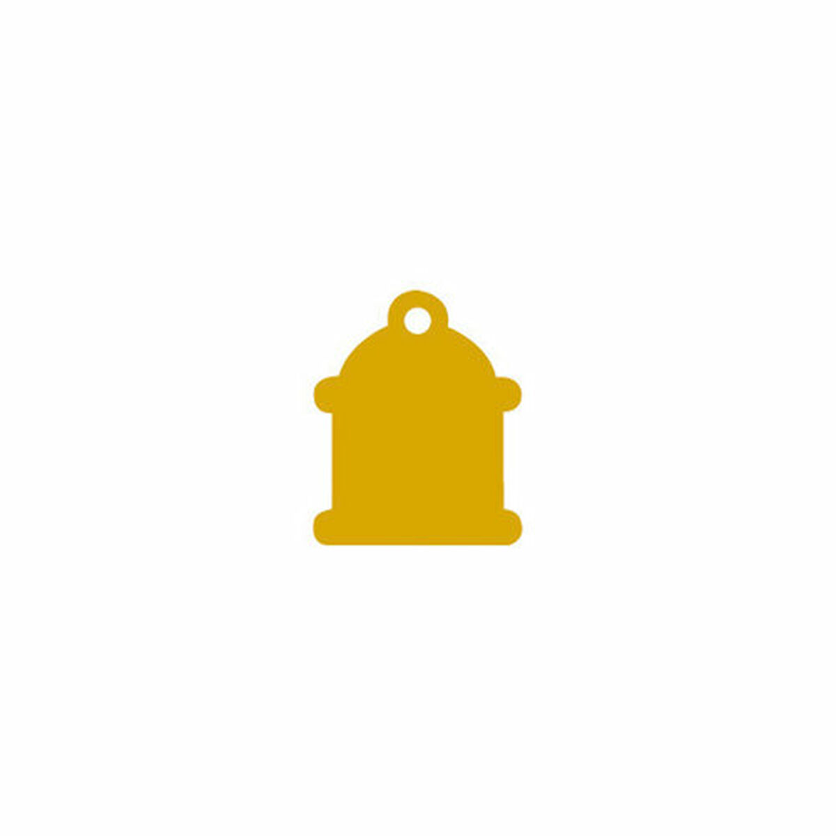 Identification plate for collar Imarc Classic Yellow Golden, view 2