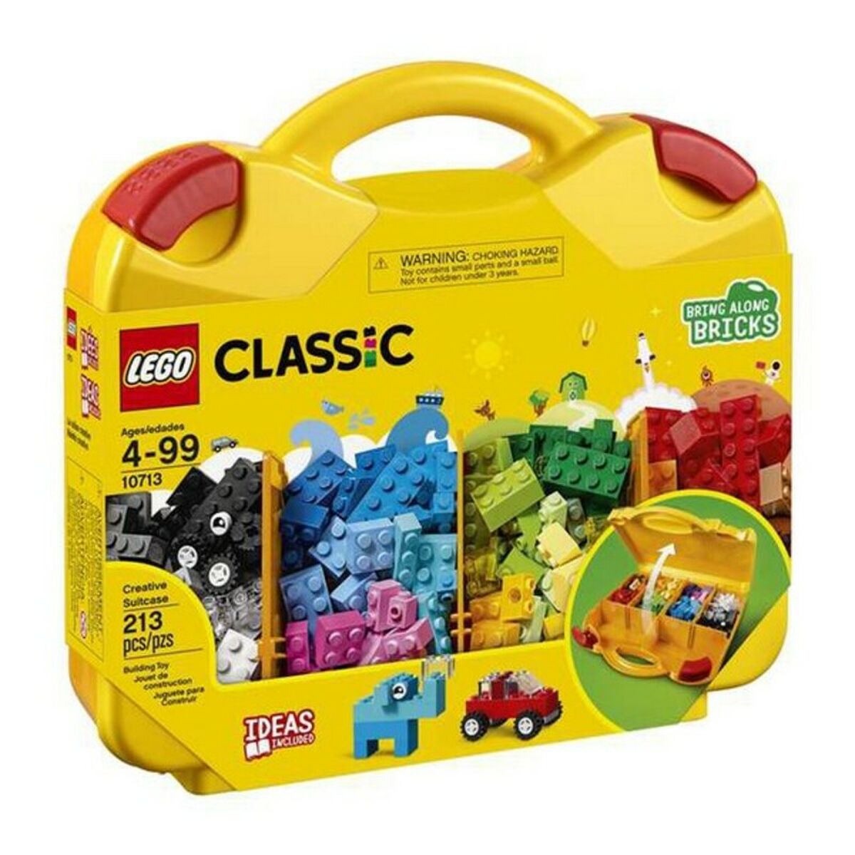 Bouwspel Classic Creative Briefcase Lego 10713 Blauw Zwart Multicolour 213 piezas (213 pcs)
