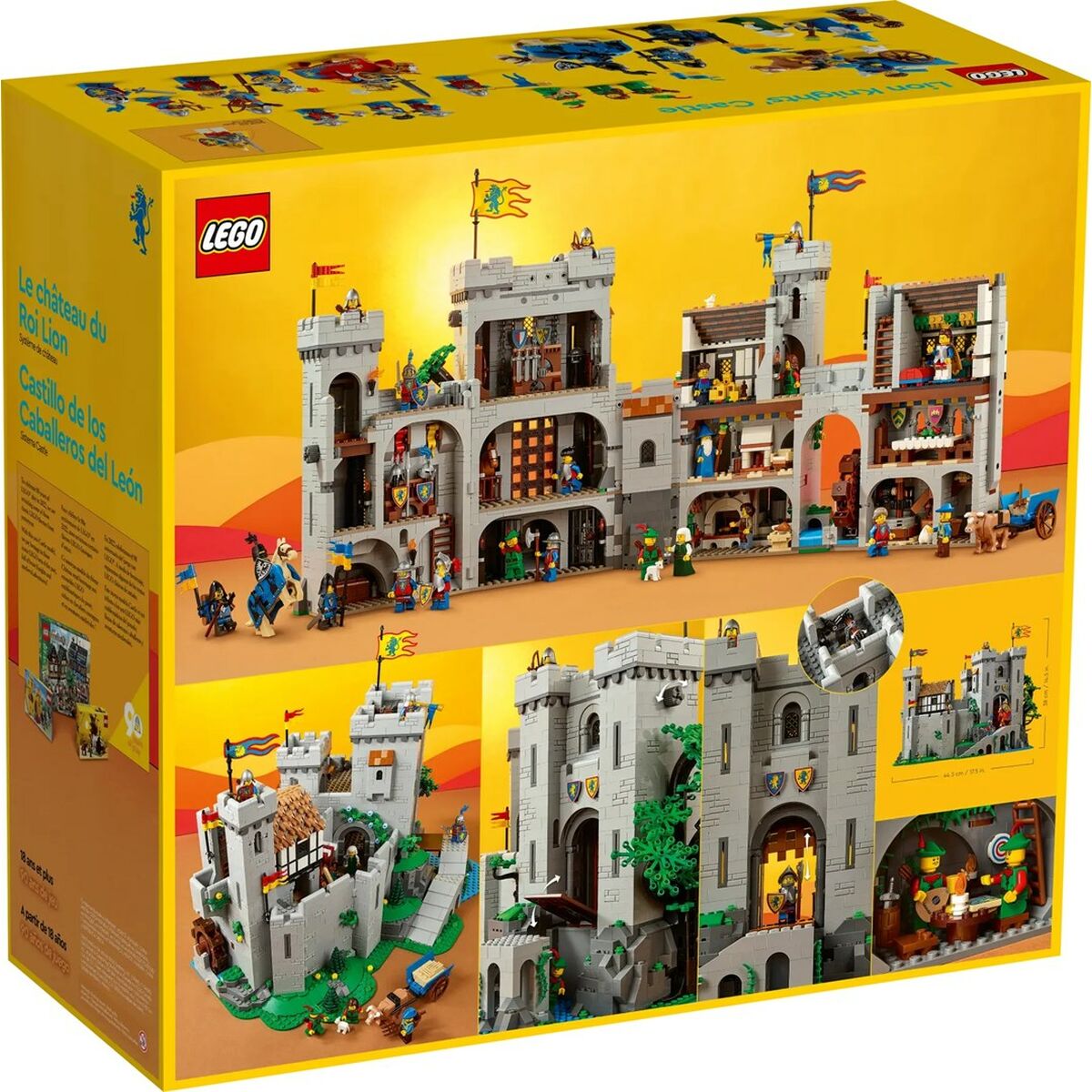 Image secondaire de Set de construction Lego ICONS 10305 Lion Knights' Castle 4514 Pièces