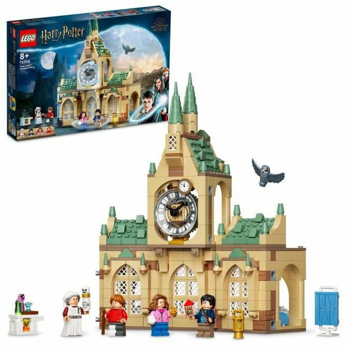 Playset Lego 76398 Harry Potter Infirmary, Castle and Clock Tower, Prisoner of Azkaban