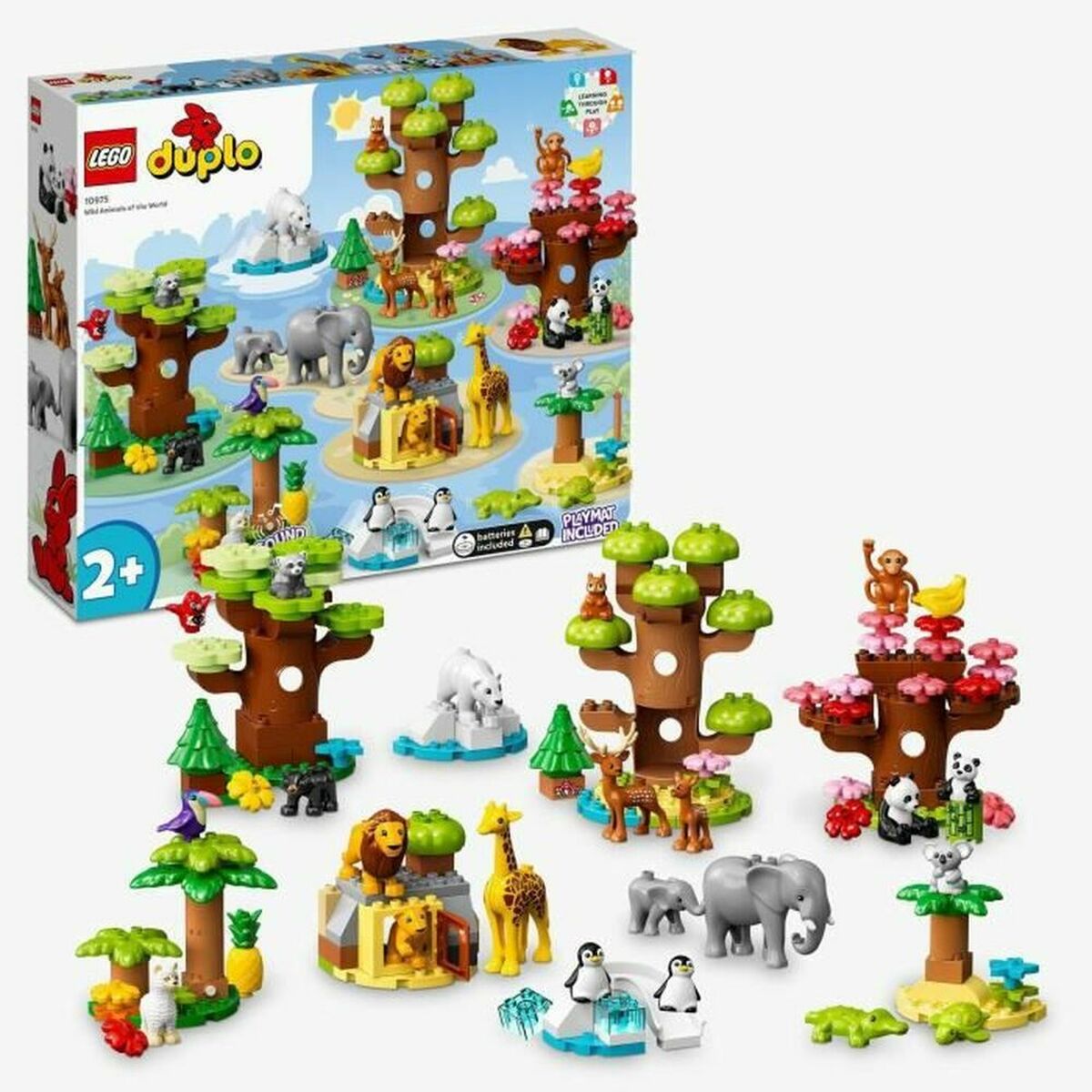 Playset Lego 10975 DUPLO Wild Animals of the World (142 Pièces)