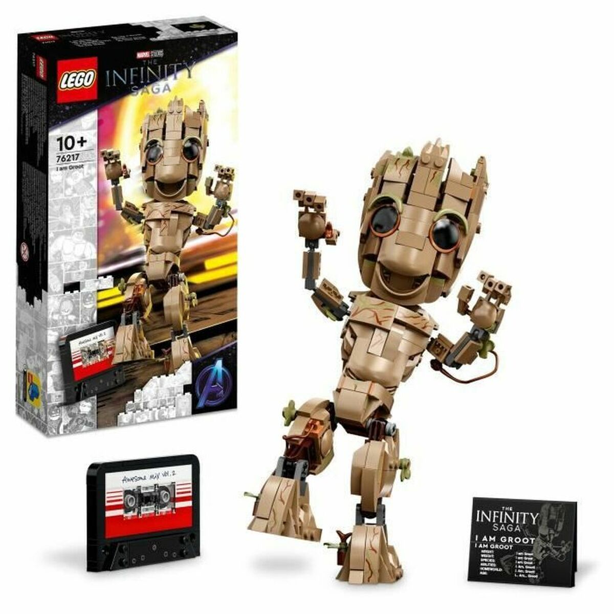 Playset Lego Marvel 76217 My Name is Groot, Guardians of the Galaxy 2
