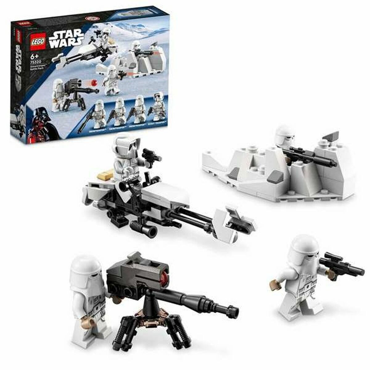 Playset Lego Star Wars Snowtrooper Battle Pack Miniatures de Star Wars The Mandalorian