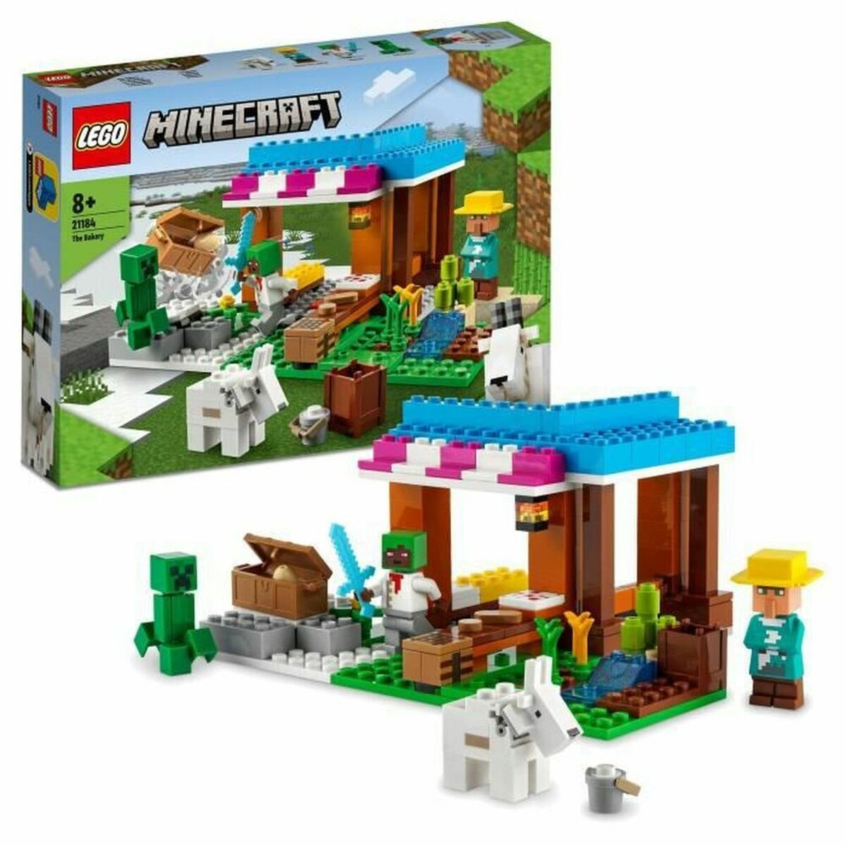 Playset Lego 21184 Minecraft The Bakery (154 Pièces)