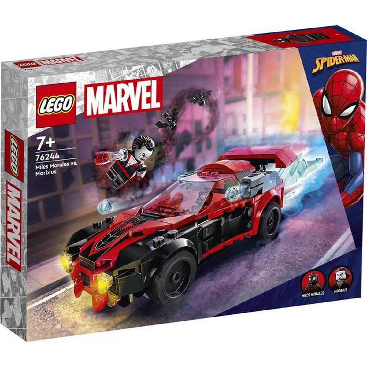 Set de construction Lego Super Heroes Miles Morales vs Morbius 220 Pièces