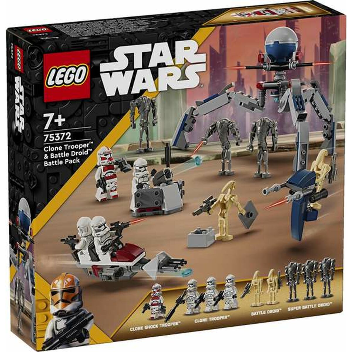 Παιχνίδι Kατασκευή Lego Star Wars 75372 Clone Trooper & Battle Droid Πολύχρωμο