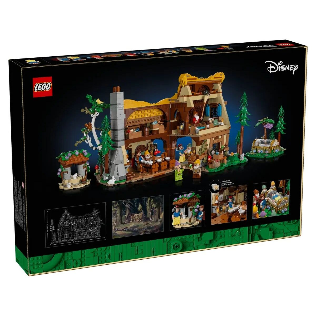 Image secondaire de Set de construction Lego Casita de Blancanieves y los siete enanitos 2228 Pièces