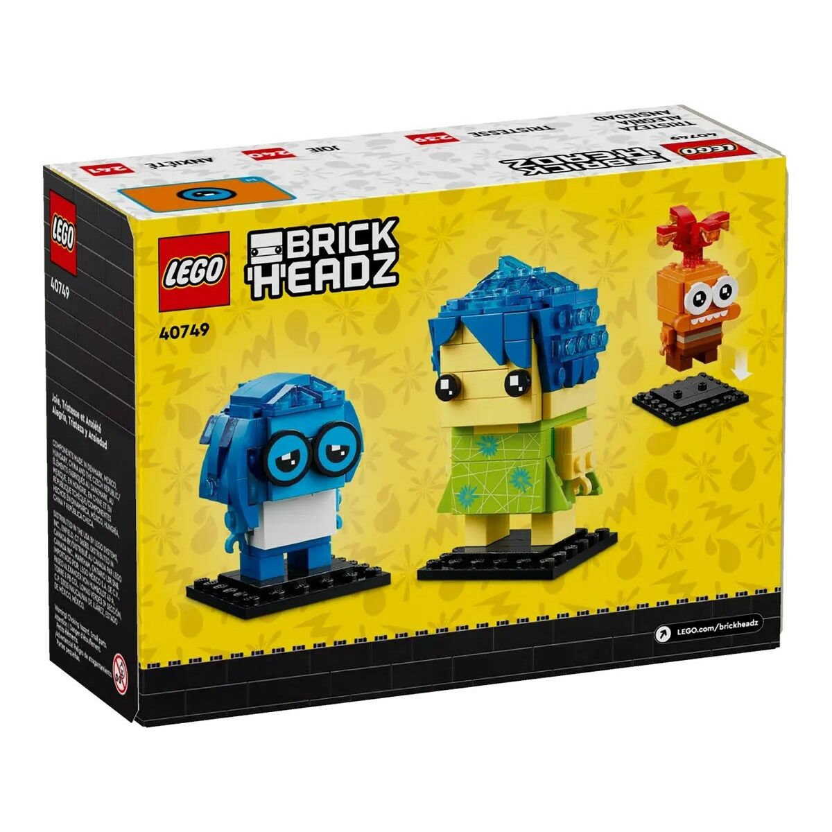 Image secondaire de Set de construction Lego BRICKHEADZ 40749 Inside Out 2 300 Pièces