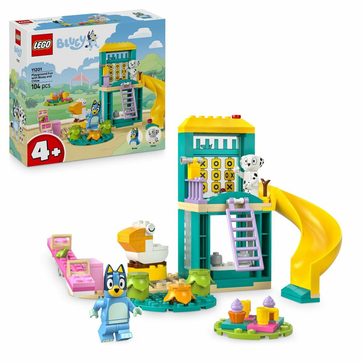 obrázok produktu Construction set Lego 11201 Playground Fun with Bluey and Chloe 104 Pieces
