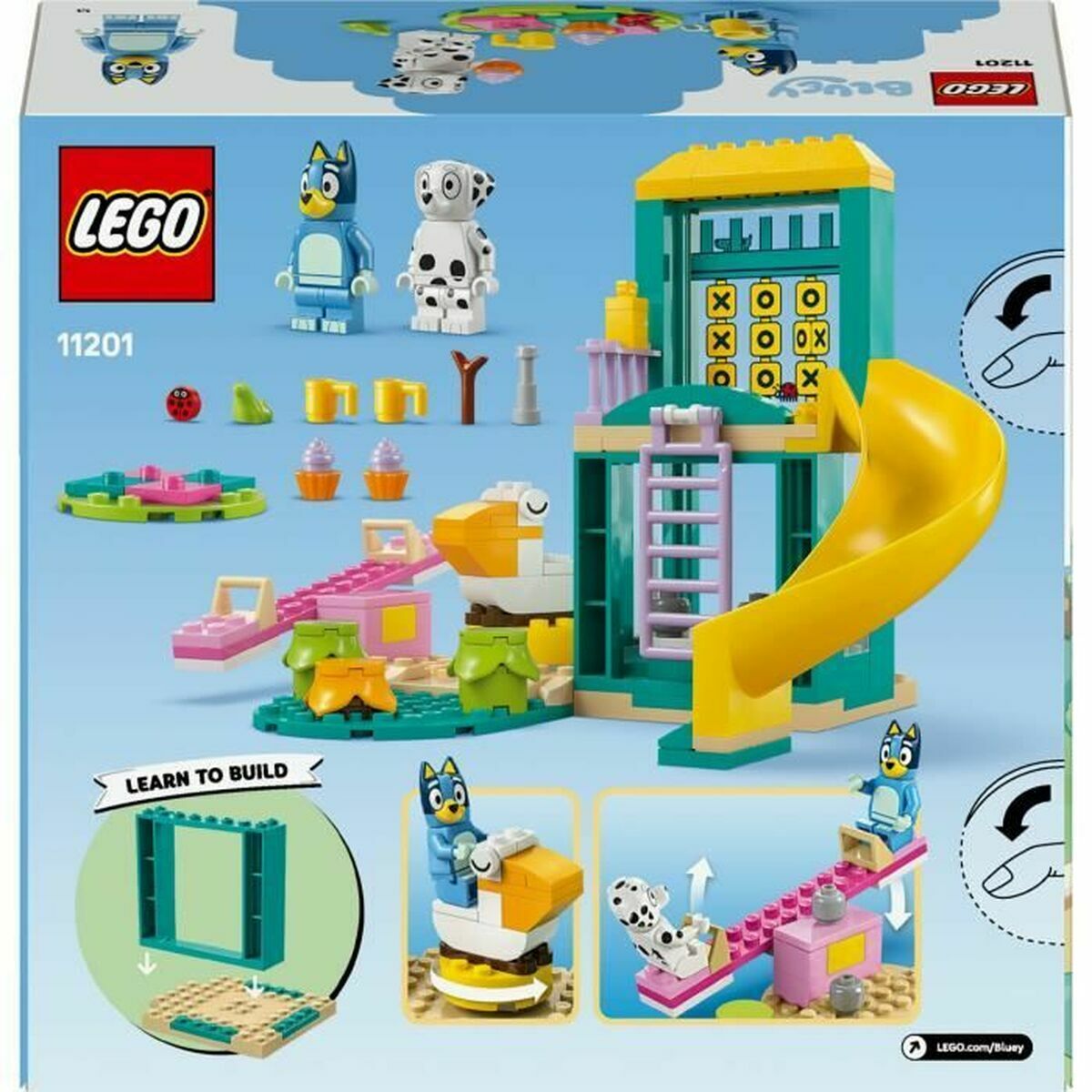 obrázok produktu Construction set Lego 11201 Playground Fun with Bluey and Chloe 104 Pieces