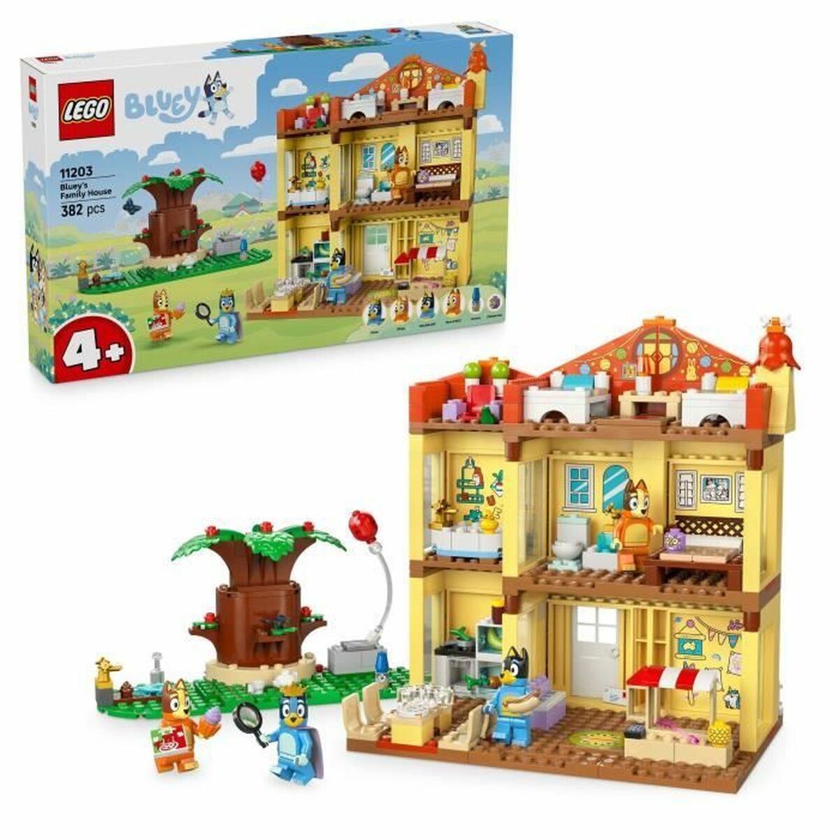 Παιχνίδι Kατασκευή Lego 11203 Bluey's Family House 382 Τεμάχια