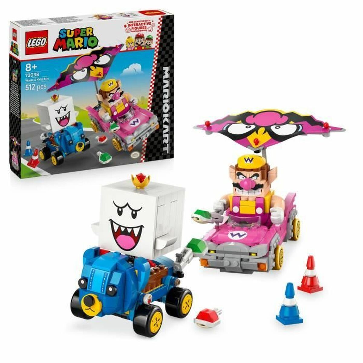 Παιχνίδι Kατασκευή Lego 72038 Wario and King Boo 512 Τεμάχια