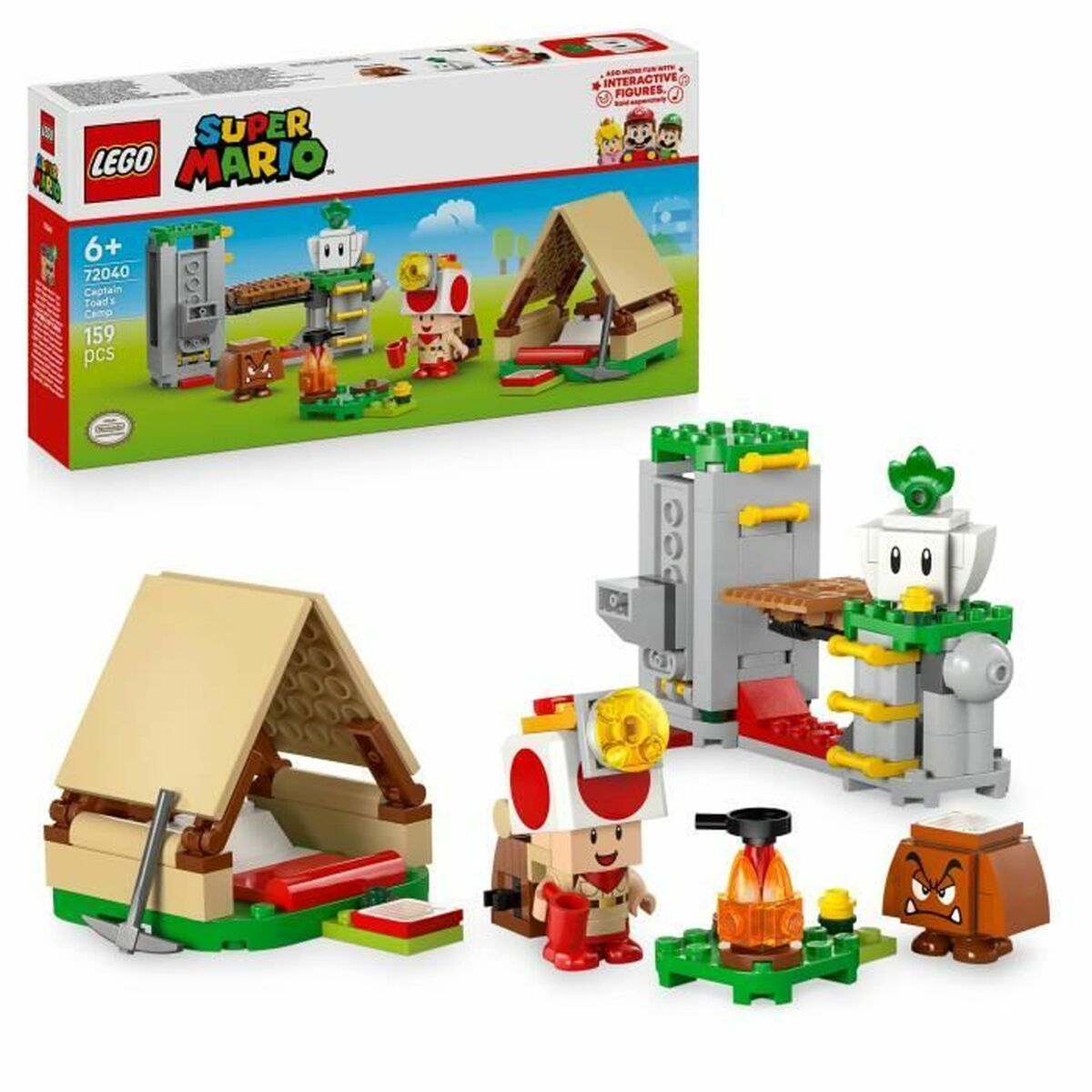 Bouwspel Lego 72040 Super Mario Captain Toad's Camp 159 Onderdelen